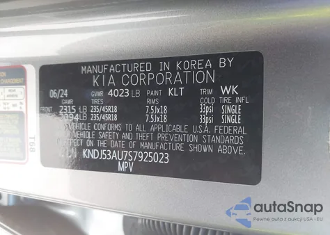 2025 Kia Soul Gt-Line из США, поврежденный, VIN KNDJ53AU7S7925023